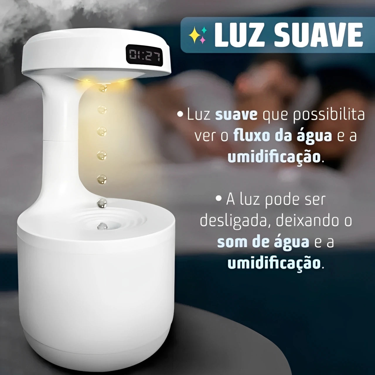 Umidificador Antigravidade