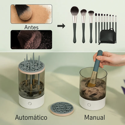 Limpador de Escovas de Maquiagem Brushy Pro