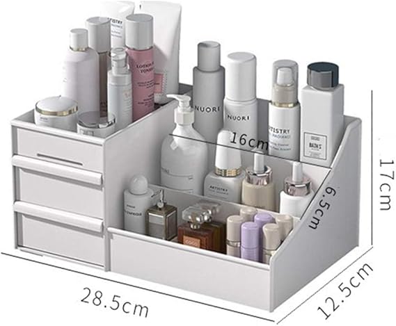 Caixa organizadora de maquiagem