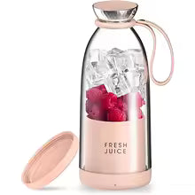 Mini Liquidificador elétrico portátil 500ML (Rosa)